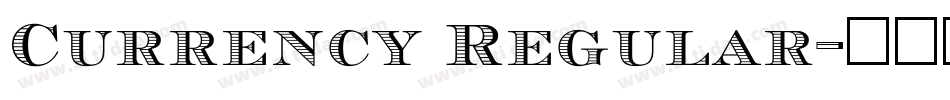 Currency Regular字体转换